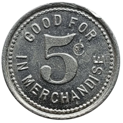 5 Cents - J.C. Janzen (Henderson, Nebraska) ND back