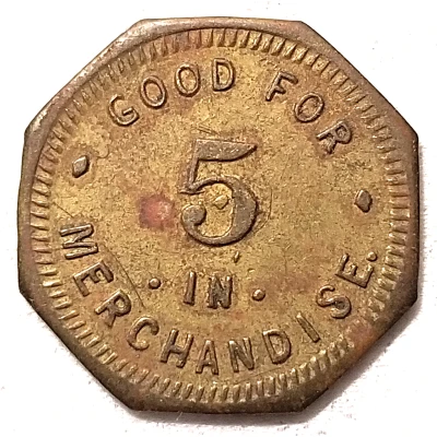 5 Cents - John A. Levin ND back