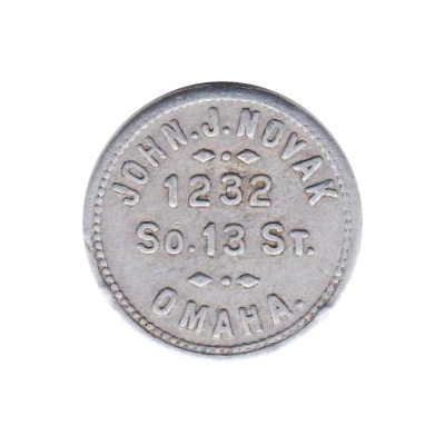 5 Cents - John. J. Novak (Omaha, Nebraska) ND front