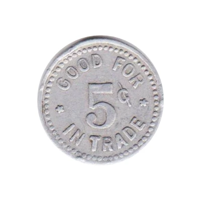 5 Cents - John. J. Novak (Omaha, Nebraska) ND back