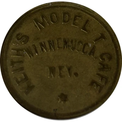5 Cents - Keith's Model T Cafe (Winnemucca, Nevada) ND front