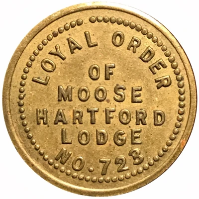 5 Cents - Loyal Order of Moose Hartford (Hartford, Connecticut) ND front