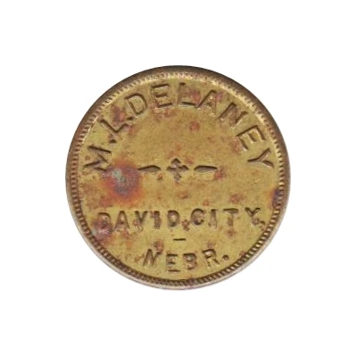 5 Cents - M.L. Delaney (David City, Nebraska) ND front