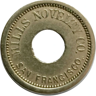 5 Cents - Mills Novelty Company (San Francisco, California) ND front