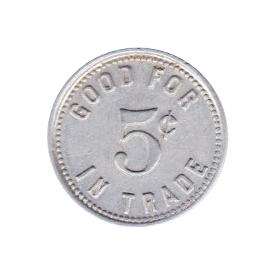 5 Cents - Murray & Kneifl (Newcastle, Nebraska) ND back