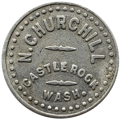 5 Cents - N. Churchill (Castle Rock, Washington) ND front