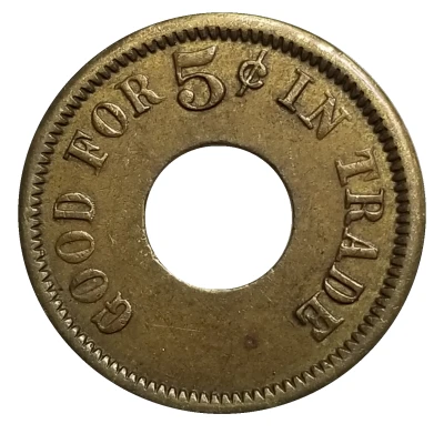 5 Cents - Northwestern Candy Co. (Seattle, Washington) ND back