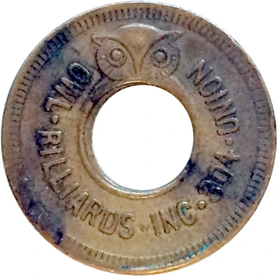 5 Cents - Owl Billiards Inc. (Seattle, Washington) ND front
