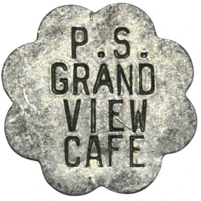 5 Cents - P. S. Grand View Cafe (South Newport, Kentucky) ND front