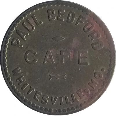 5 Cents - Paul Bedford Cafe (Whitesville, Missouri) ND front