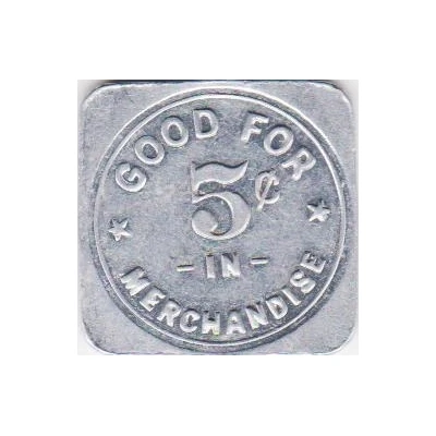 5 Cents - Paul's Tavern (Paul, Nebraska) ND back