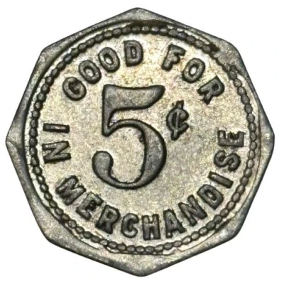 5 Cents - Perseverance Band (Lebanon, Pennsylvania) ND back