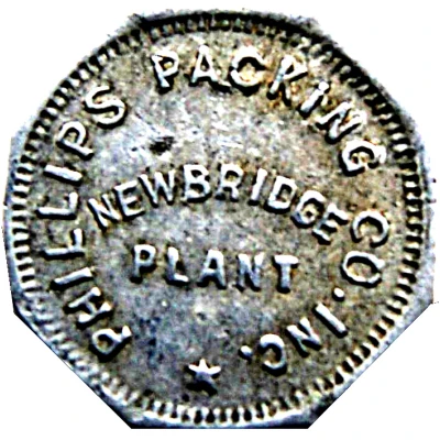5 Cents - Phillips Packing Co. (Newbridge, Maryland) ND front