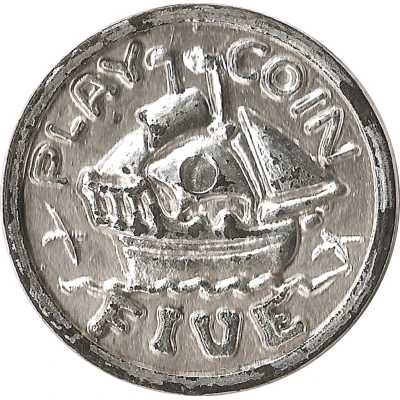 5 Cents (Play Coin) ND back