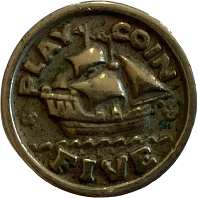 5 Cents - Play Coin ND back