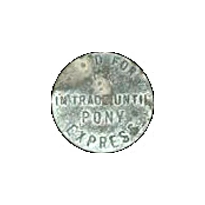 5 Cents - Pony Express (Kansas) ND back