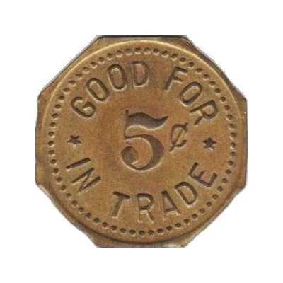 5 Cents - R. Goodridge (Bradshaw, Nebraska) ND back