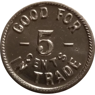 5 Cents - R. L. Phillips ND back