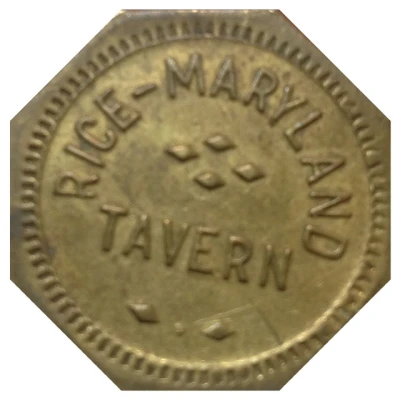 5 Cents - Rice Maryland Tavern (Saint Paul, Minnesota) ND front