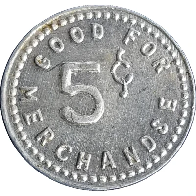 5 Cents - Rocker's Roost (Clovis, New Mexico) ND back