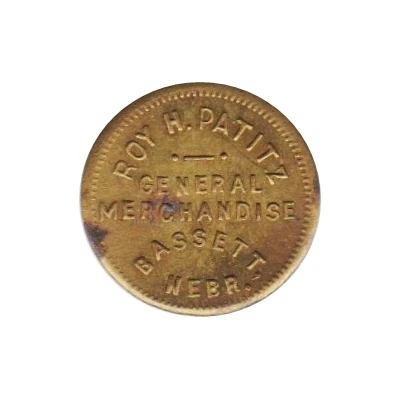 5 Cents - Roy H. Patitz (Bassett, Nebraska) ND front
