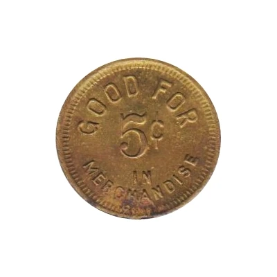5 Cents - Roy H. Patitz (Bassett, Nebraska) ND back