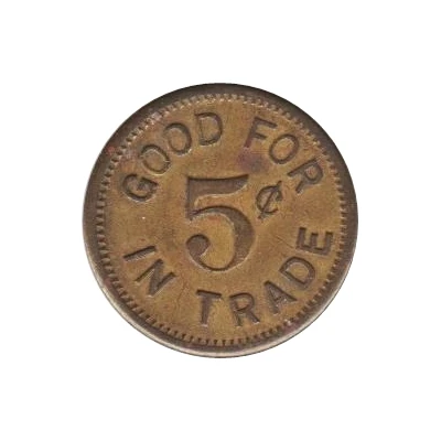 5 Cents - Sal's Bar (Duncan, Nebraska) ND back