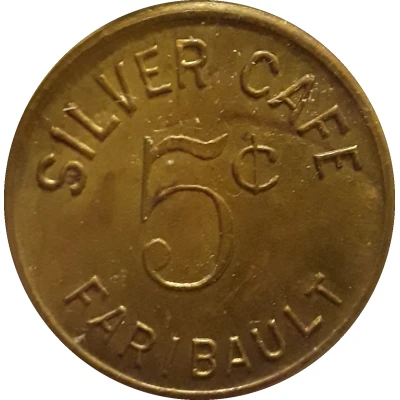 5 Cents - Silver Cafe (Faribault, Minnesota) ND front