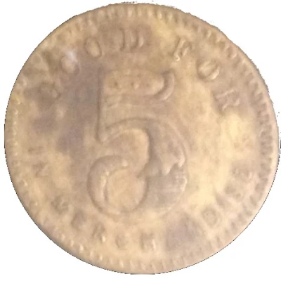 5 Cents - Southern Pine Lumber Company (Diboll, Texas) ND back