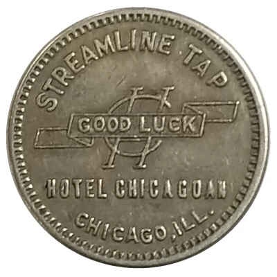 5 Cents - Streamline Tap Hotel Chicagoan (Chicago, Illinois) ND front