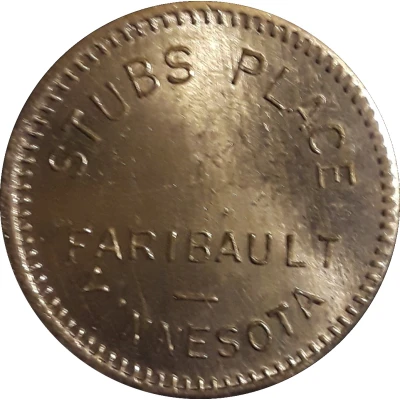 5 Cents - Stubs Place (Faribault, Minnesota) ND front