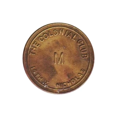 5 Cents - The Colonial Club (Omaha, Nebraska) ND front