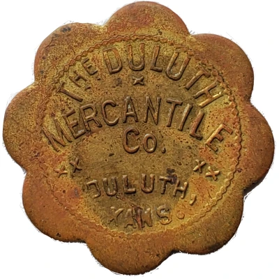 5 Cents - The Duluth Mercantile Co. (Duluth, Kansas) ND front