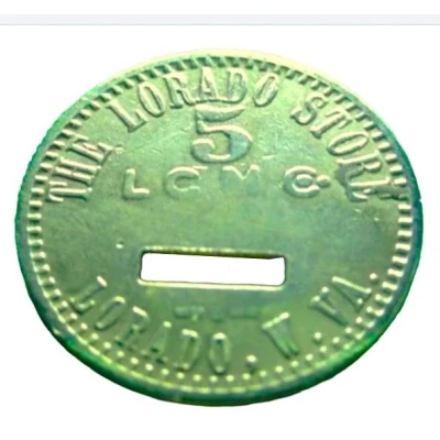 5 Cents - The Lorado Stores (Lorado, West Virginia) ND front