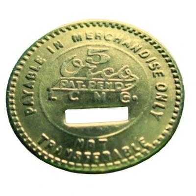 5 Cents - The Lorado Stores (Lorado, West Virginia) ND back