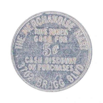 5 Cents - The Merchandise Mart (Fayetteville, North Carolina) ND front
