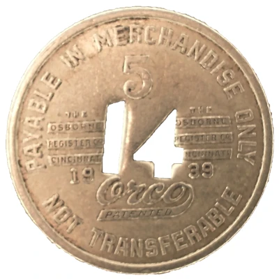 5 Cents - The New River Company Price Hill, West Virginia front