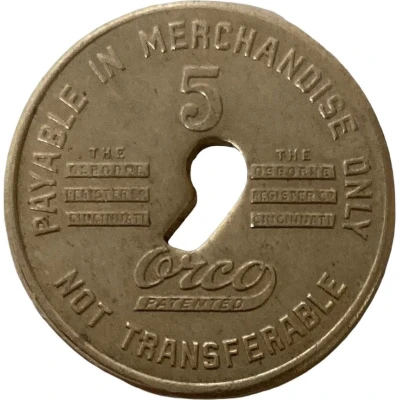 5 Cents - The New River Company (Skelton, West Virginia) ND back