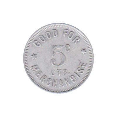 5 Cents - Veronica J. Bartle (St. Paul, Nebraska) ND back