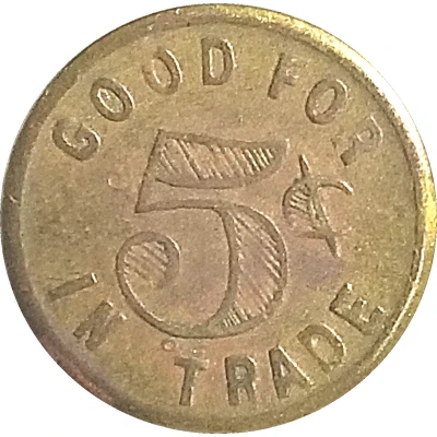 5 Cents - Verutti and Rozas (San Juan) ND back