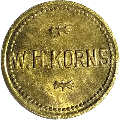 5 Cents - W. H. Korns ND front