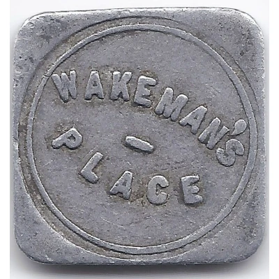 5 Cents - Wakeman's Place (Cook, Nebraska) ND front