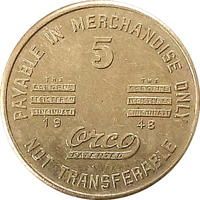 5 Cents - Wanda Mining Co., Inc. Ethel, West Virginia front