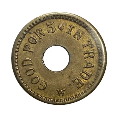 5 Cents - Watling (Chicago, Illinois) ND back