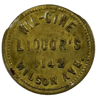 5 Cents - Wil-Cine Liquor's (Chicago, Illinois) ND front