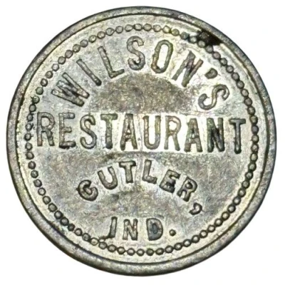 5 Cents - Wilson's Restaurant (Cutler, Indiana) ND front
