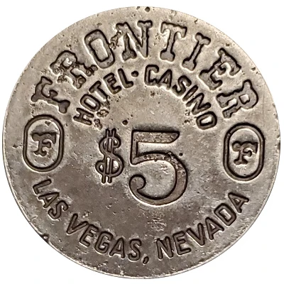 5 Dollars - Frontier Hotel-Casino (Las Vegas, Nevada) ND front