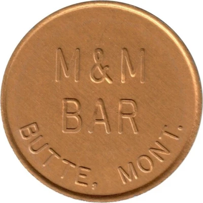5 Dollars - M&M Bar (Butte, Montana) ND front