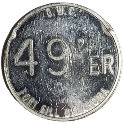 5 Dollars - O. W. C. 49'er (Fort Sill, Oklahoma) ND front