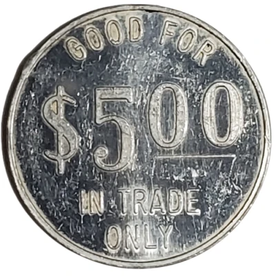 5 Dollars - O. W. C. 49'er (Fort Sill, Oklahoma) ND back